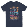 Boots Or Bows Cousin Loves You Gender Reveal Family Matching Youth Shirt | siriusteestore