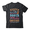 Boots Or Bows Godfather Loves You Gender Reveal Family Matching Shirt & Hoodie | siriusteestore