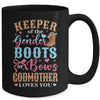 Boots Or Bows Godmother Loves You Gender Reveal Family Matching Mug | siriusteestore