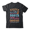 Boots Or Bows Godmother Loves You Gender Reveal Family Matching Shirt & Hoodie | siriusteestore