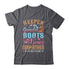 Boots Or Bows Godmother Loves You Gender Reveal Family Matching Shirt & Hoodie | siriusteestore