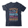 Boots Or Bows Godmother Loves You Gender Reveal Family Matching Shirt & Hoodie | siriusteestore