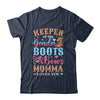 Boots Or Bows Momma Loves You Gender Reveal Family Matching Shirt & Hoodie | siriusteestore