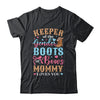 Boots Or Bows Mommy Loves You Gender Reveal Family Matching Shirt & Hoodie | siriusteestore