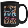 Boots Or Bows Nana Loves You Gender Reveal Family Matching Mug | siriusteestore
