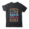 Boots Or Bows Nana Loves You Gender Reveal Family Matching Shirt & Hoodie | siriusteestore