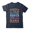 Boots Or Bows Nana Loves You Gender Reveal Family Matching Shirt & Hoodie | siriusteestore