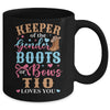 Boots Or Bows Tio Loves You Gender Reveal Family Matching Mug | siriusteestore