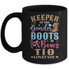 Boots Or Bows Tio Loves You Gender Reveal Family Matching Mug | siriusteestore