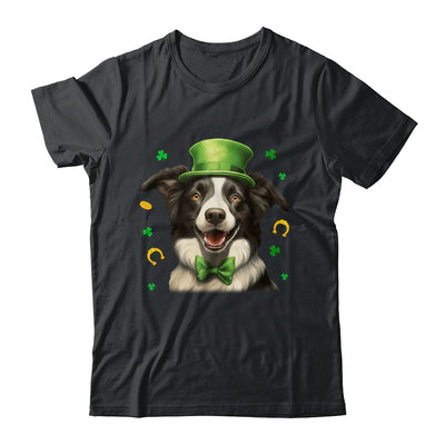 Border Collie St Patricks Day Leprechaun Shamrock Irish Shirt & Hoodie | siriusteestore