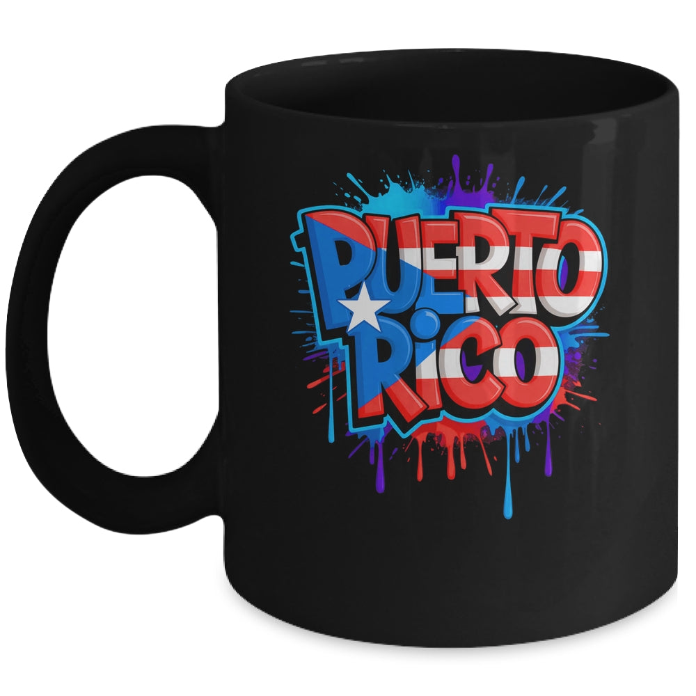 Boricua Puerto Rico Pride Heritage Puerto Rican Flag Vintage Mug | siriusteestore