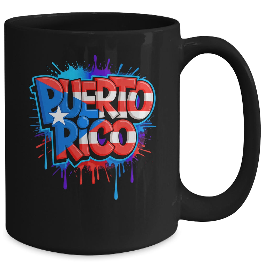 Boricua Puerto Rico Pride Heritage Puerto Rican Flag Vintage Mug | siriusteestore