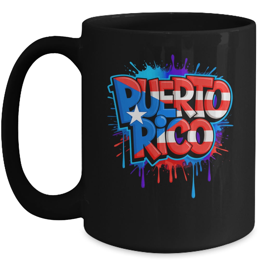 Boricua Puerto Rico Pride Heritage Puerto Rican Flag Vintage Mug | siriusteestore