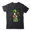Boston Terrier St Patricks Day Leprechaun Shamrock Irish Shirt & Hoodie | siriusteestore