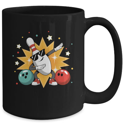 Bowling Pin Dabbing Sunglasses Bowler Player Men Women Kids Mug | siriusteestore