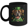 Boxer St Patricks Day Leprechaun Shamrock Irish Mug | siriusteestore
