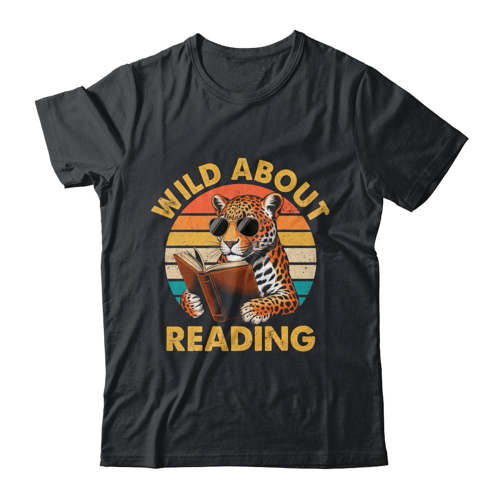 Boys Animal Print Wild About Reading Cheetah Book Lover Shirt & Hoodie | siriusteestore