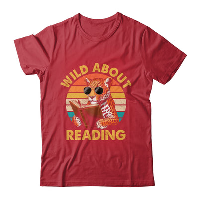 Boys Animal Print Wild About Reading Cheetah Book Lover Shirt & Hoodie | siriusteestore