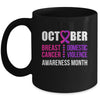 Breast Cancer And Domestic Violence Awareness Month Mug | siriusteestore