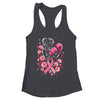 Breast Cancer Awareness Boxing Women Pink Ribbon Flower Shirt & Tank Top | siriusteestore
