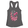 Breast Cancer Awareness Boxing Women Pink Ribbon Flower Shirt & Tank Top | siriusteestore