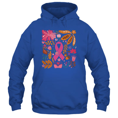 Breast Cancer Awareness Ribbon Boho Floral We Wear Pink Shirt & Tank Top | siriusteestore