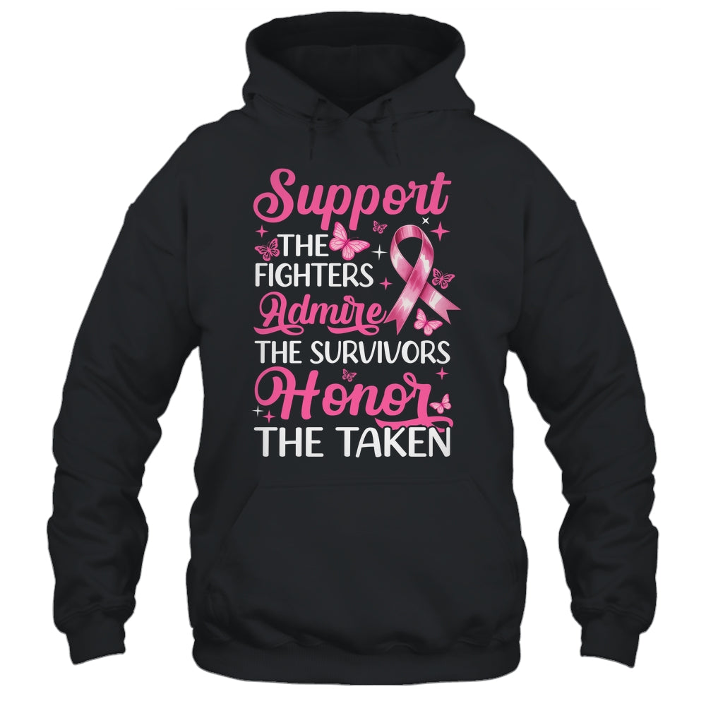 Breast Cancer Awareness Support Fighters Admire Survivors Shirt & Tank Top | siriusteestore
