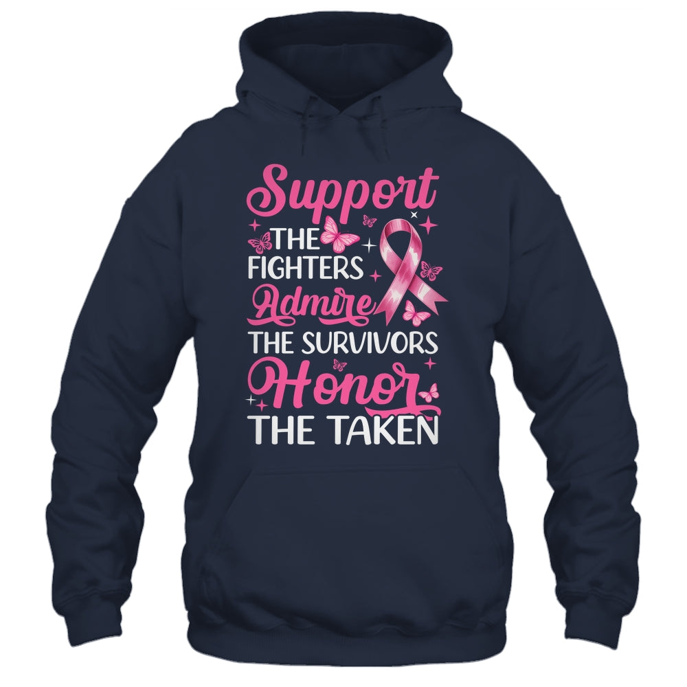 Breast Cancer Awareness Support Fighters Admire Survivors Shirt & Tank Top | siriusteestore