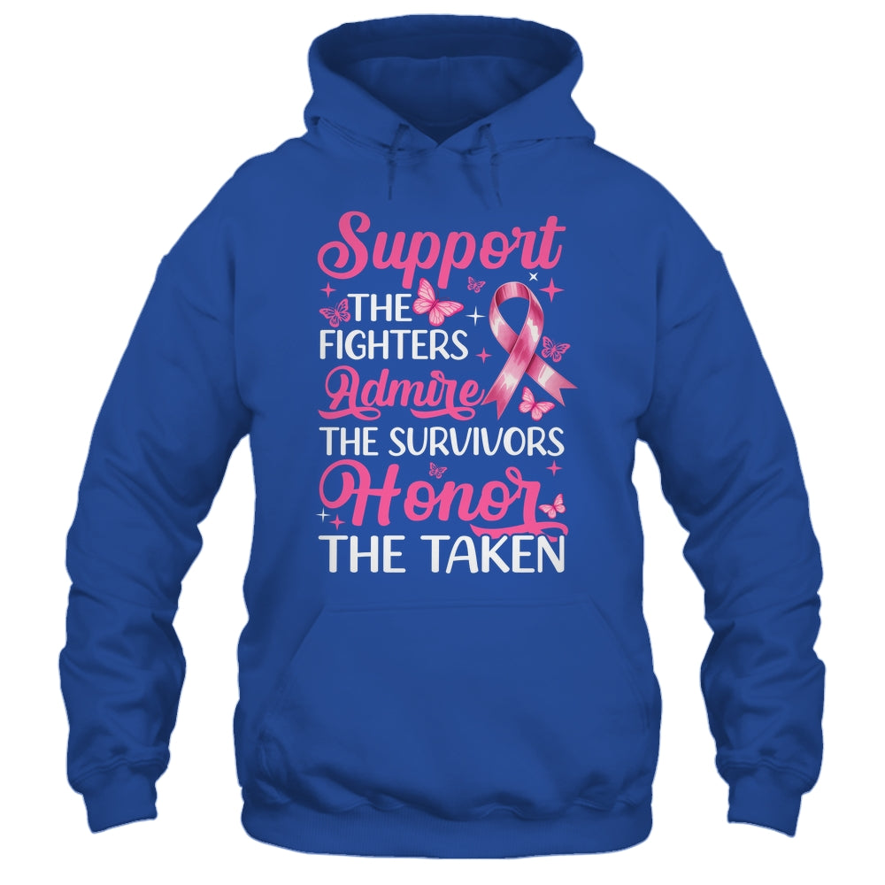 Breast Cancer Awareness Support Fighters Admire Survivors Shirt & Tank Top | siriusteestore