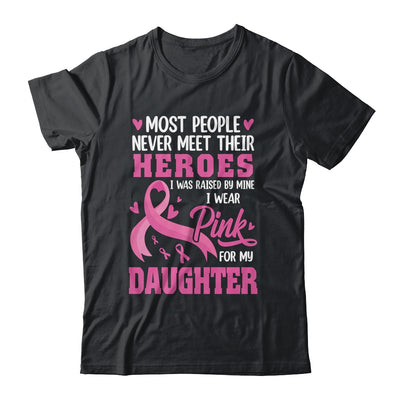 Breast Cancer Awareness Wear Pink For My Daughter Support Shirt & Hoodie | siriusteestore