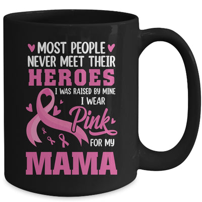 Breast Cancer Awareness Wear Pink For My Mama Support Kids Mug | siriusteestore