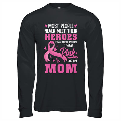 Breast Cancer Awareness Wear Pink For My Mom Support Kids Shirt & Hoodie | siriusteestore