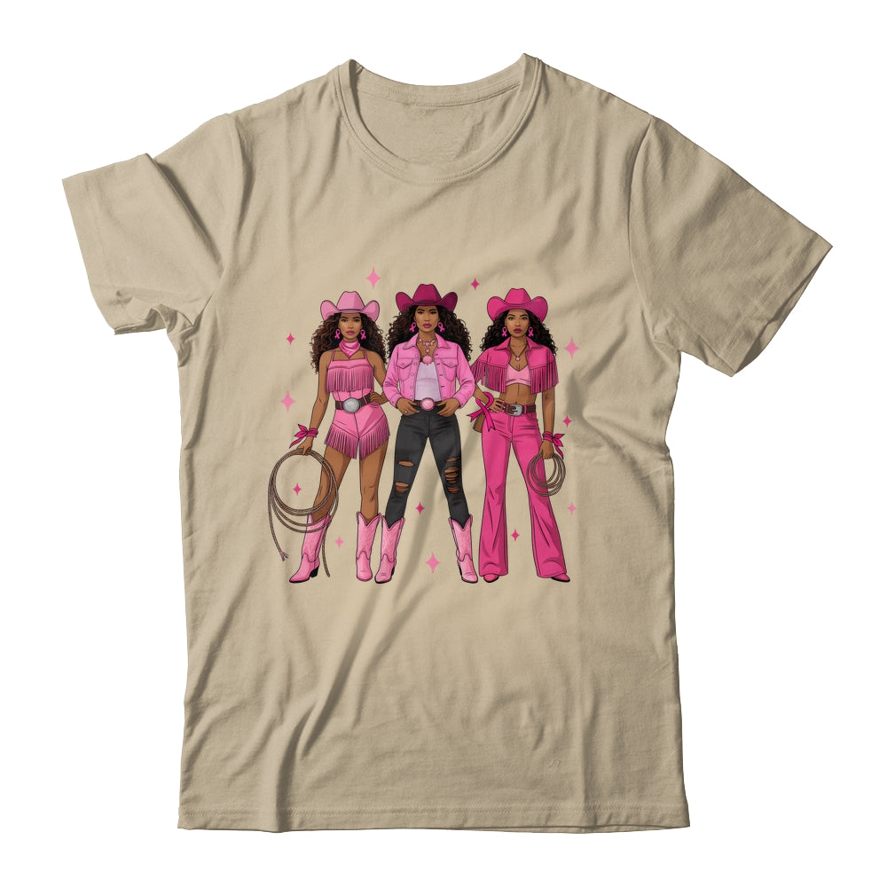 Breast Cancer Country Western Cowgirl In Pink Warrior Women Shirt & Sweatshirt | siriusteestore