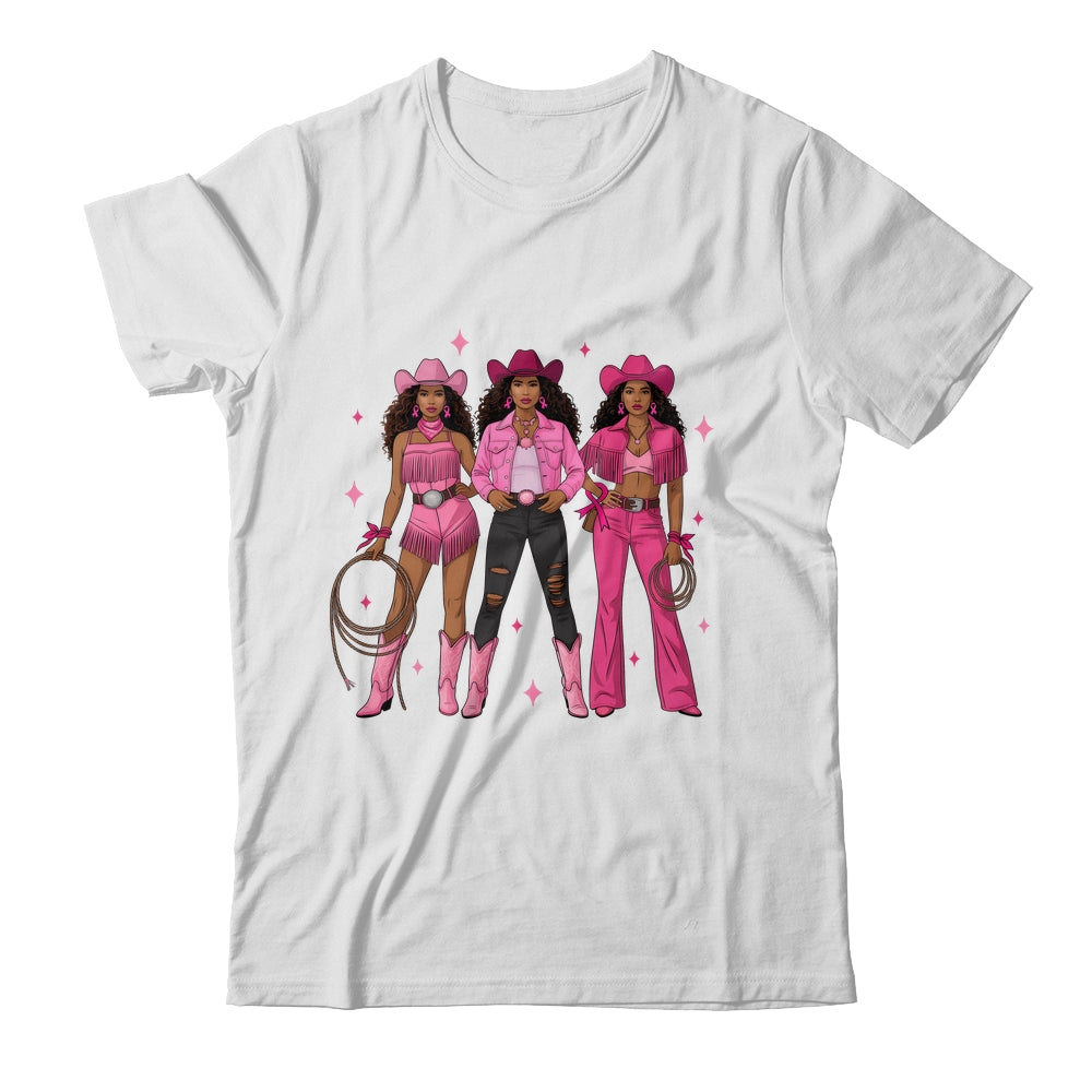 Breast Cancer Country Western Cowgirl In Pink Warrior Women Shirt & Sweatshirt | siriusteestore