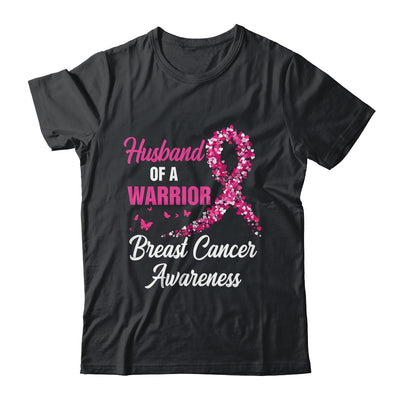 Breast Cancer Fighter Awareness Husband Of A Warrior Shirt & Hoodie | siriusteestore