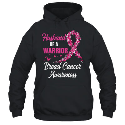 Breast Cancer Fighter Awareness Husband Of A Warrior Shirt & Hoodie | siriusteestore