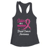 Breast Cancer Fighter Awareness Sister Of A Warrior Shirt & Tank Top | siriusteestore