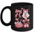 Breast Cancer Ghost Coquette Pink Ribbon Halloween Pumpkin Mug | siriusteestore