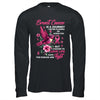 Breast Cancer Is A Journey I Never Planned Awareness Support Shirt & Hoodie | siriusteestore