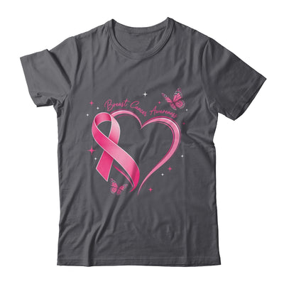 Breast Cancer Month Strong Pink Ribbon Heart Survivor Women Shirt & Hoodie | siriusteestore