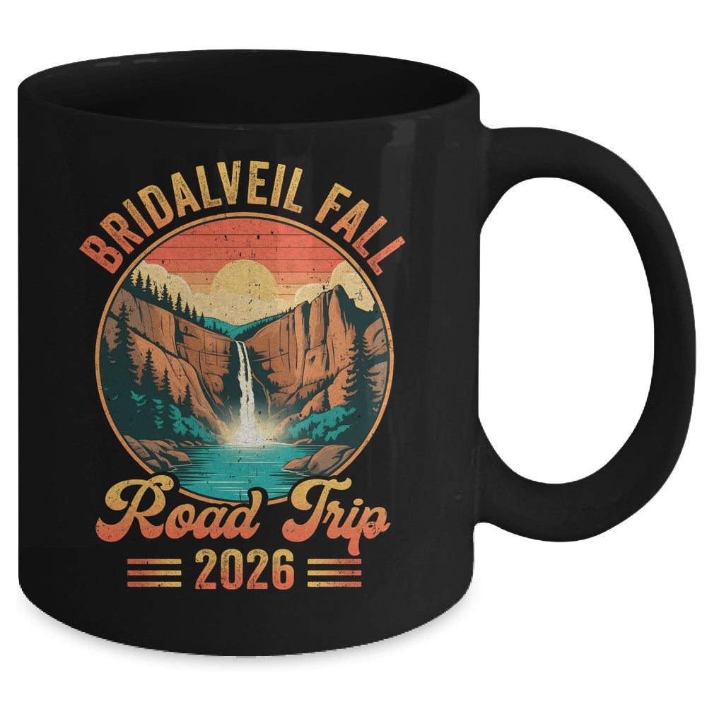 Bridalveil Fall Road Trip 2026 Summer Vacation Family Matching Mug | siriusteestore