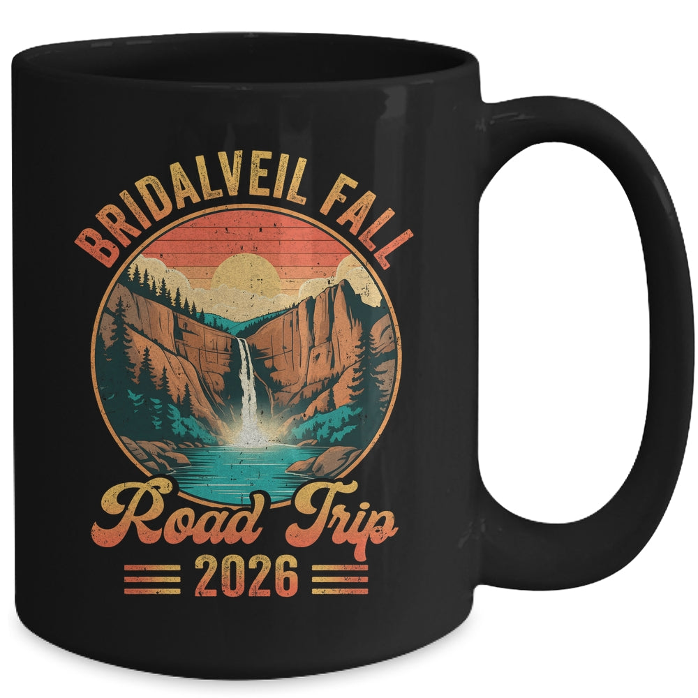 Bridalveil Fall Road Trip 2026 Summer Vacation Family Matching Mug | siriusteestore