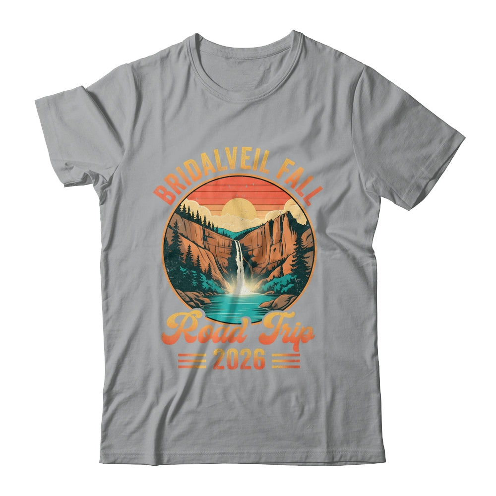 Bridalveil Fall Road Trip 2026 Summer Vacation Family Matching Shirt & Tank Top | siriusteestore