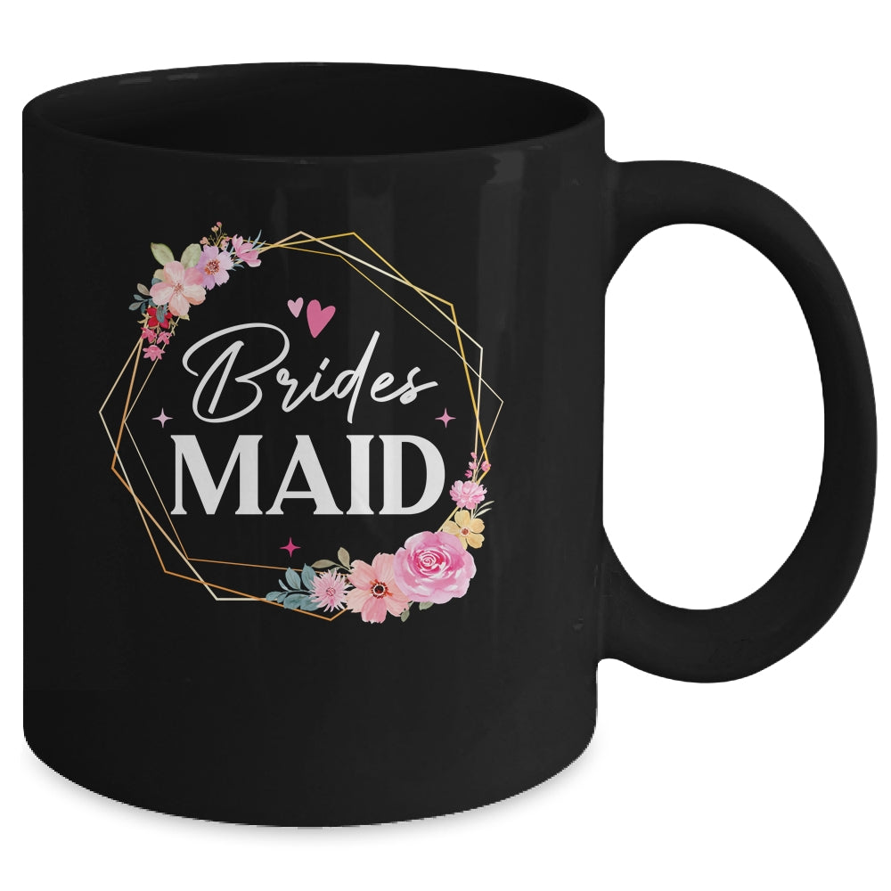 Bridesmaid Flower Bachelorette Bridal Shower Bridesmaid Mug | siriusteestore