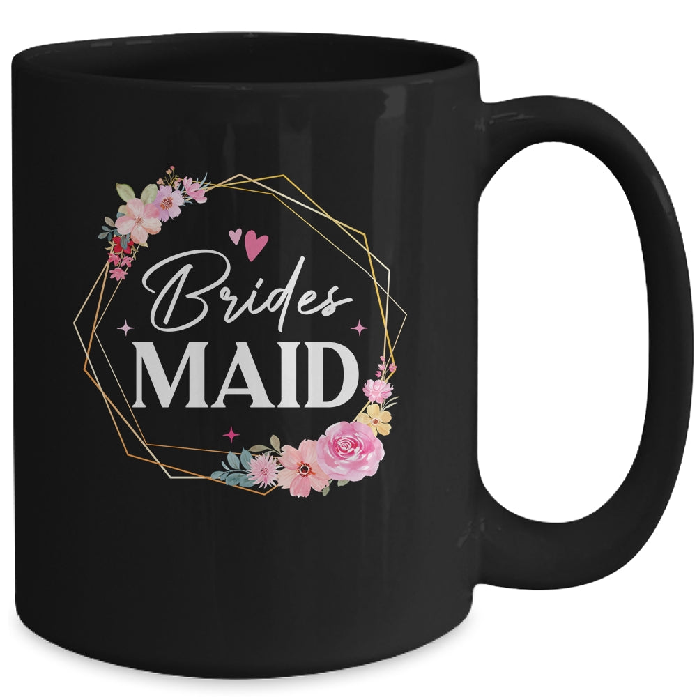 Bridesmaid Flower Bachelorette Bridal Shower Bridesmaid Mug | siriusteestore