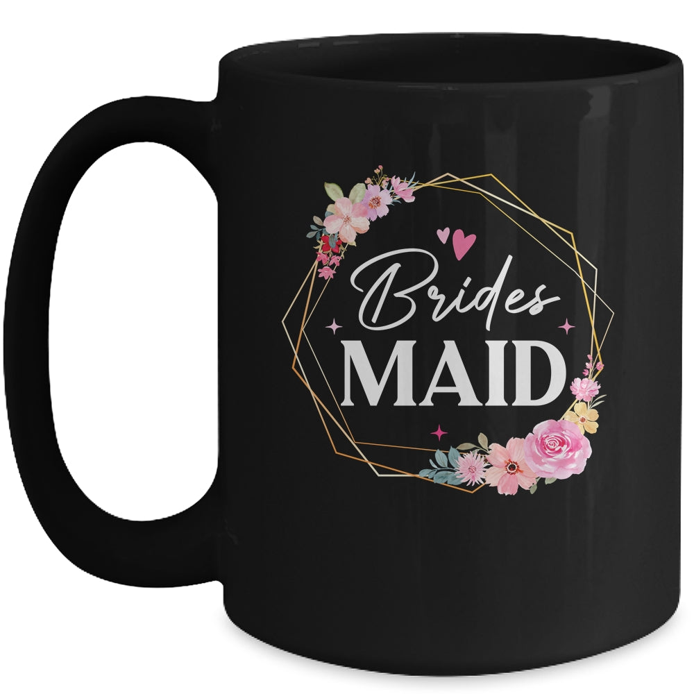 Bridesmaid Flower Bachelorette Bridal Shower Bridesmaid Mug | siriusteestore