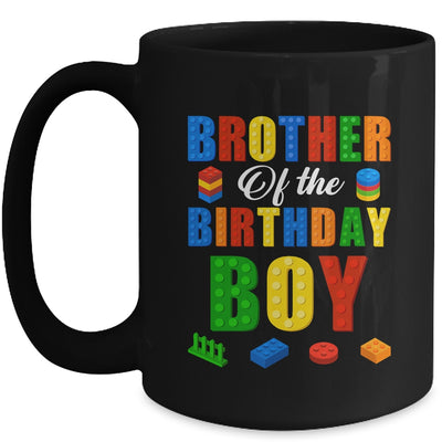 Brother Birthday Boy Master Builder Building Bricks Blocks Mug | siriusteestore