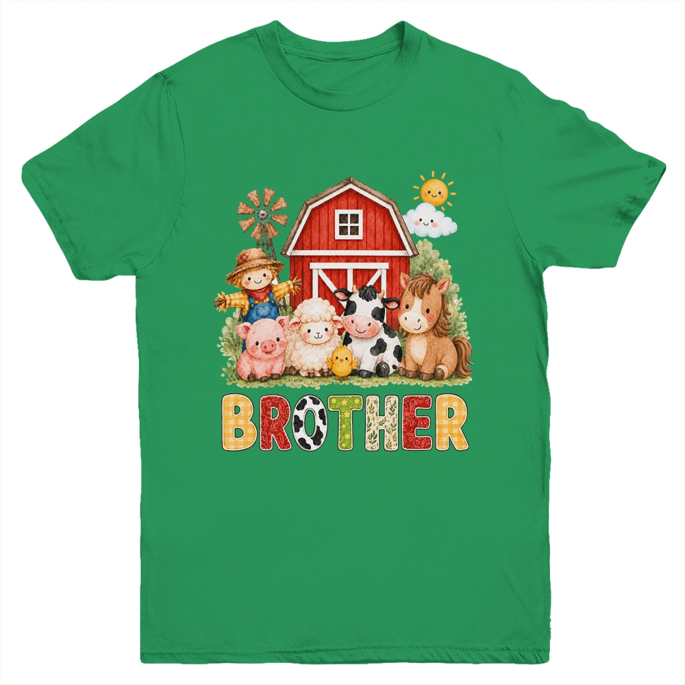 Brother Farm Cow 1St Birthday Girl Boy Matching Family Youth Shirt | siriusteestore