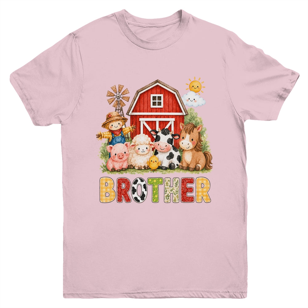 Brother Farm Cow 1St Birthday Girl Boy Matching Family Youth Shirt | siriusteestore