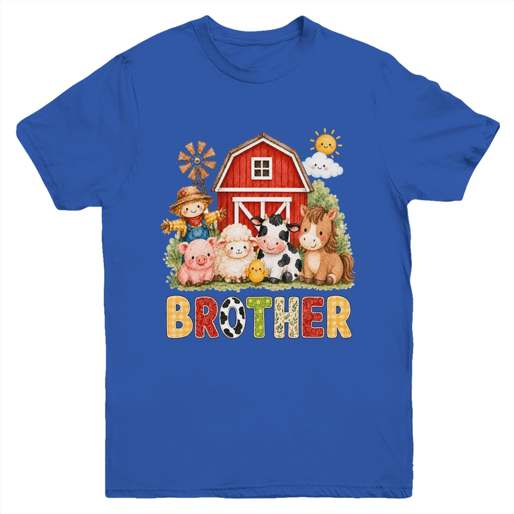 Brother Farm Cow 1St Birthday Girl Boy Matching Family Youth Shirt | siriusteestore